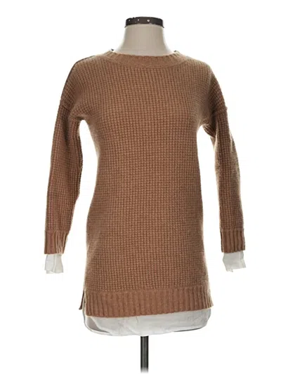 Pre-owned The Cashmere Project Pullover Sweater In Brown