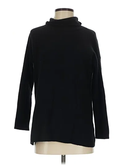 Pre-owned The Cashmere Project Turtleneck Sweater In Black