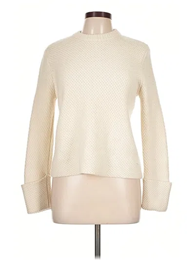 Pre-owned The Cashmere Project Turtleneck Sweater In Ivory