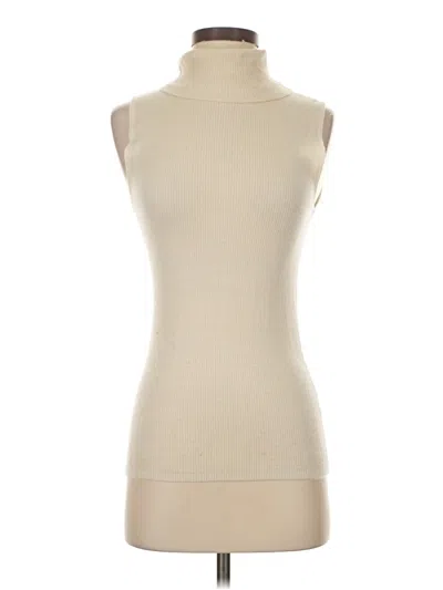 Pre-owned The Cashmere Project Turtleneck Sweater In Tan