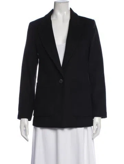 Pre-owned The Cashmere Project Wool Blazer In Black