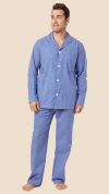 The Cat's Pajamas Luxe Pima Pajama In Blue
