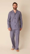 The Cat's Pajamas Luxe Pima Pajama In Purple
