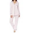 The Cat's Pajamas Pima Knit Pajama Set In Pink
