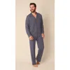 The Cat's Pajamas Pima Knit Pajama Set In Purple