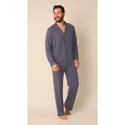 The Cat's Pajamas Pima Knit Pajama Set In Purple