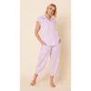 The Cat's Pajamas Luxe Pima Capri Set