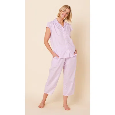 The Cat's Pajamas Luxe Pima Capri Set