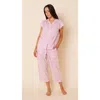 The Cat's Pajamas Luxe Pima Capri Set