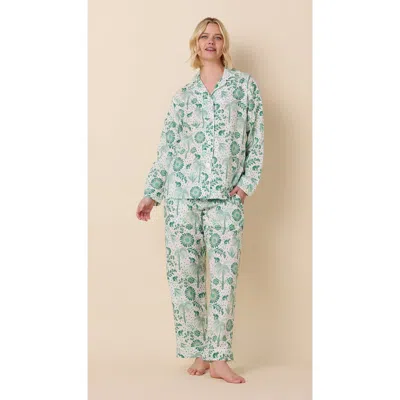The Cat's Pajamas Luxe Pima Pajama In Blue