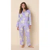 The Cat's Pajamas Luxe Pima Pajama Set In Blue