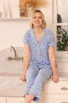 The Cat's Pajamas Pima Knit Capri Pajama Set