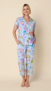 The Cat's Pajamas Pima Knit Capri Set