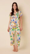 The Cat's Pajamas Pima Knit Capri Set