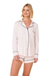 The Cat's Pajamas Pima Knit Long-sleeved Short