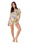 The Cat's Pajamas Pima Knit Short Set