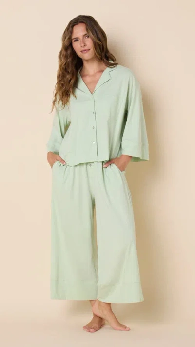 The Cat's Pajamas The Mariposa Set In Green