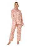The Cat's Pajamas Voile Pajama Set Floral In Multi