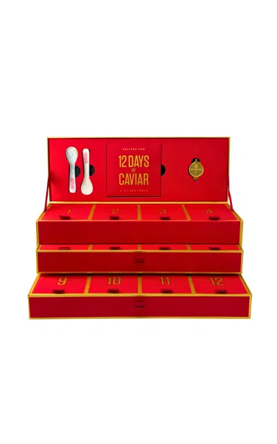 The Caviar Co. 12 Days Of Caviar In Red
