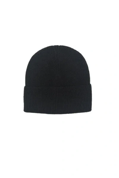 The Celect Cashmere Beanie In Black