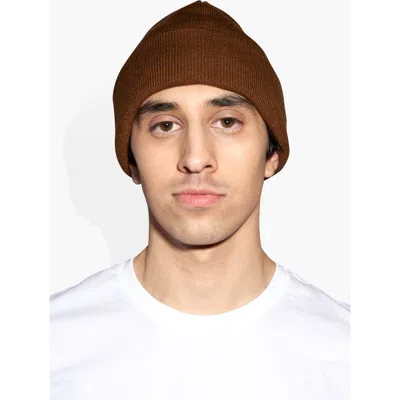 The Celect Classic Beanie In Brown