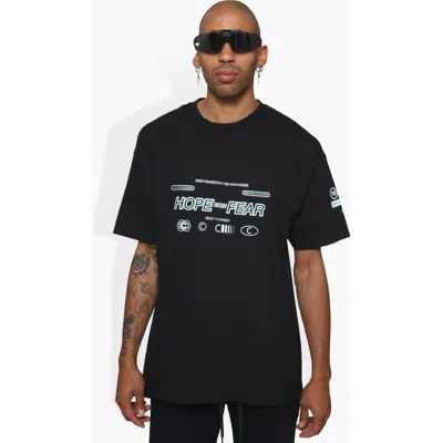 The Celect Hope Over Fear Tee In Black