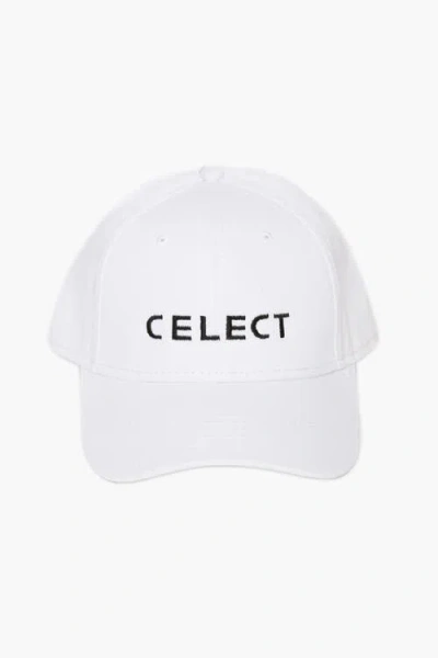 The Celect Name Mid Rise Cap In White