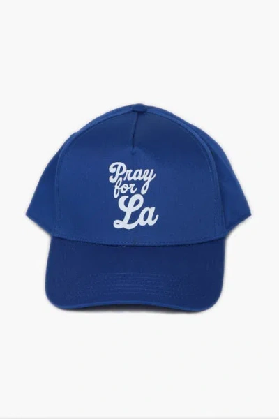The Celect Times Pray For La Mid Profile Cap In Blue