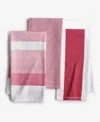 The Cellar 3 Pack Cotton Kitchen Towels, Exclusively At Macy's In Red