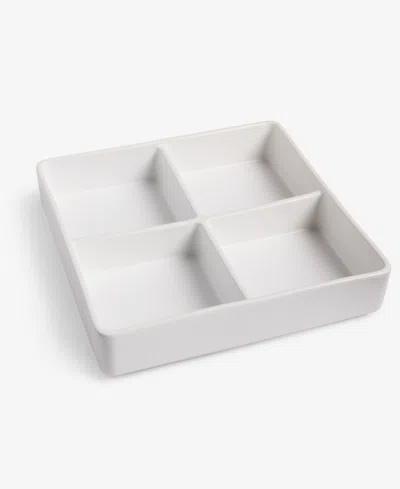 The Cellar Aaden Matte Divided Square Server, Macy's Exclusive In White