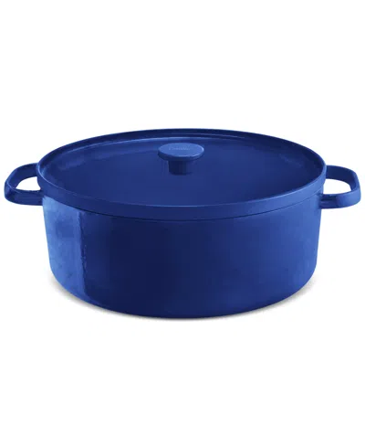The Cellar Â Enameled Cast Iron 7-qt. Dutch Oven Blue, Macy's Exclusive