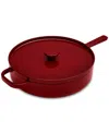 The Cellar Enameled Cast Iron 3.5-qt. Bordeaux Braiser, Exclusively At Macy's In Burgundy