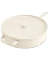 The Cellar Enameled Cast Iron 3.5-qt Braiser, Exclusively At Macy's In Cream
