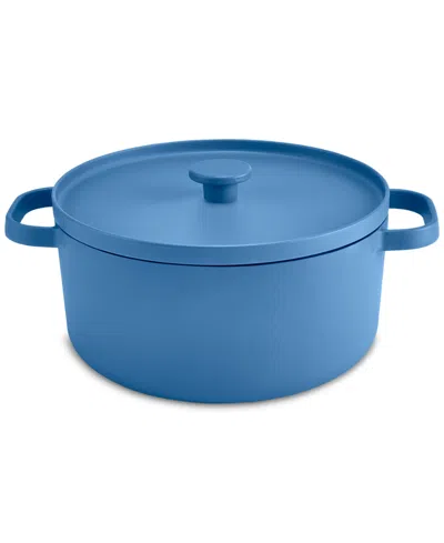 The Cellar Enameled Cast Iron 6-qt. Dutch Oven, Exclusively At Macy's In Blue