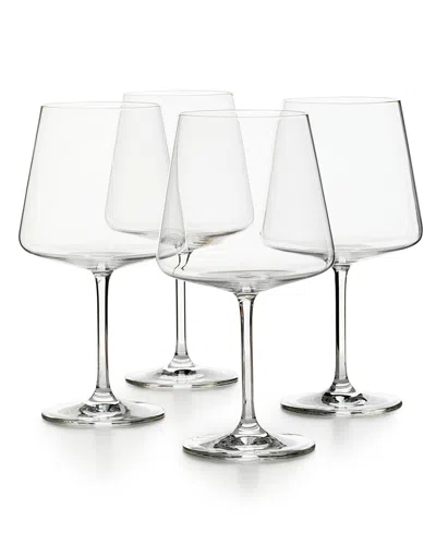 The Cellar Flur Collection 23.3-oz. Red Wine Glasses, Set Of 4, Exclusively At Macy's In No Color