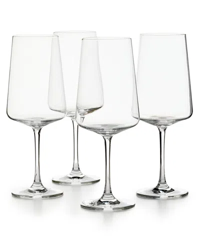 The Cellar Flur Collection 16.9-oz. White Wine Glasses, Set Of 4, Exclusively At Macy's In No Color
