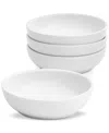 The Cellar James Round Dip Bowls, Set Of 4, Exclusively At Macy's In White