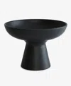 The Cellar Matte Black Footed Bowl, Exclusively At Macy's In Black