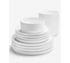 The Cellar Morgan Stackable 12-pc. Dinnerware Set, Service For 4 In White