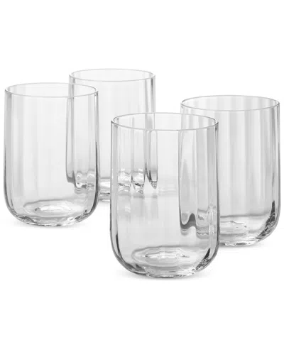 The Cellar Optic Double Old-fashioned Glasses, Set Of 4, Exclusively At Macy's In Clear