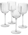 The Cellar Optic Red Wine Glasses, Set Of 4, Exclusively At Macy's In Clear