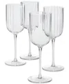 The Cellar Optic White Wine Glasses, Set Of 4, Exclusively At Macy's In Clear