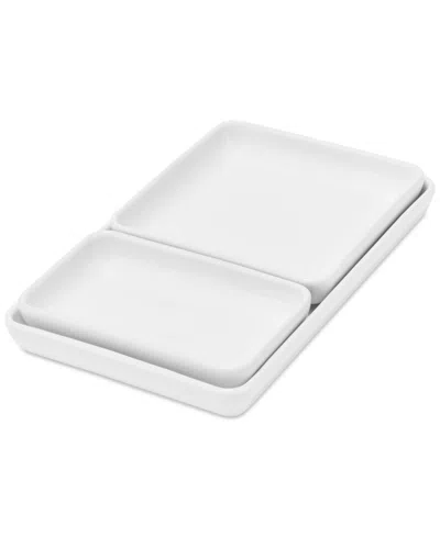 The Cellar James Nesting Servers, Set Of 3, Exclusively At Macy's In White
