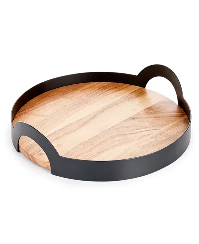 The Cellar Wood And Metal Tray, Exclusively At Macy's In No Color