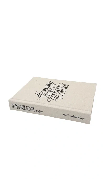 The Ceremony Club Wedding Journey Instax Mini Photo Album In Linen & Black