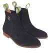 The Chelsea Boot Co Est. 1851 Blue Women's Original Chelsea Boot In Dk Navy Suede In Blue