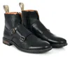 The Chelsea Boot Co Est. 1851 Men's Double Buckle - Black In Black