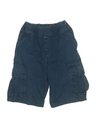 Pre-owned The Childrens Place Kids' Cargo Shorts In Blue