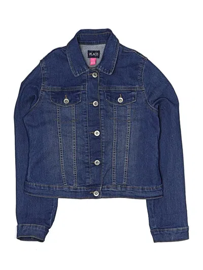 Pre-owned The Childrens Place Kids' Denim Jacket In Blue