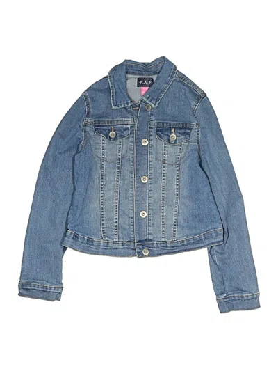 Pre-owned The Childrens Place Kids' Denim Jacket In Blue